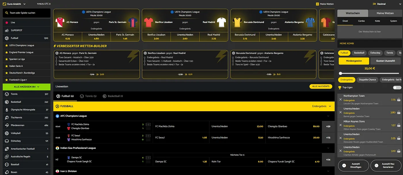 PalmSlots Casino Sportwetten